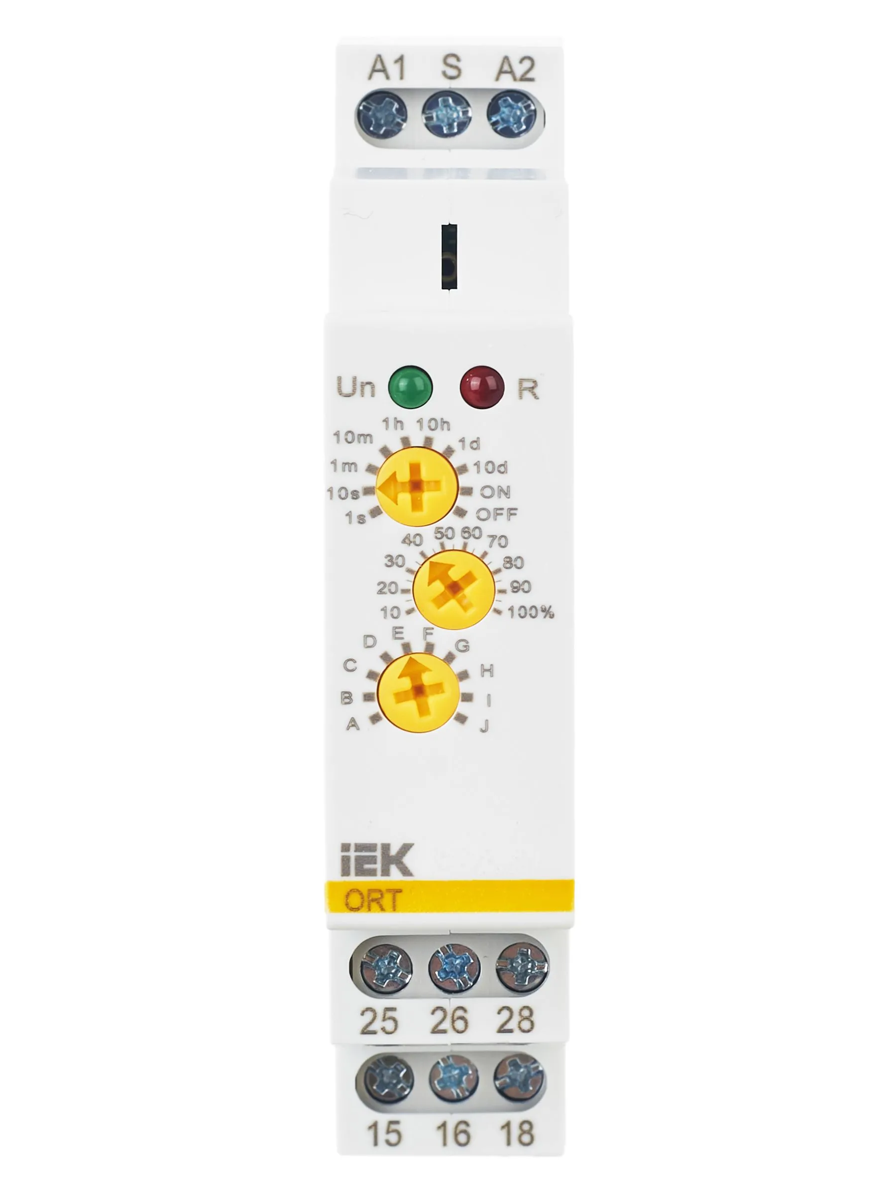 Реле времени ORT многофункциональное 2 контакта 12-240В AC/DC IEK - Фото 3