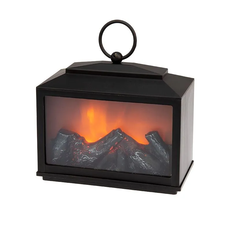 Декоративный камин Сканди с эффектом живого огня 18х9х16 см, батарейки 3хС (не в комплекте) - Фото 4