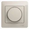 Светорегулятор (диммер) Glossa поворотный 300Вт в сборе молоч. SchE GSL000934 471724