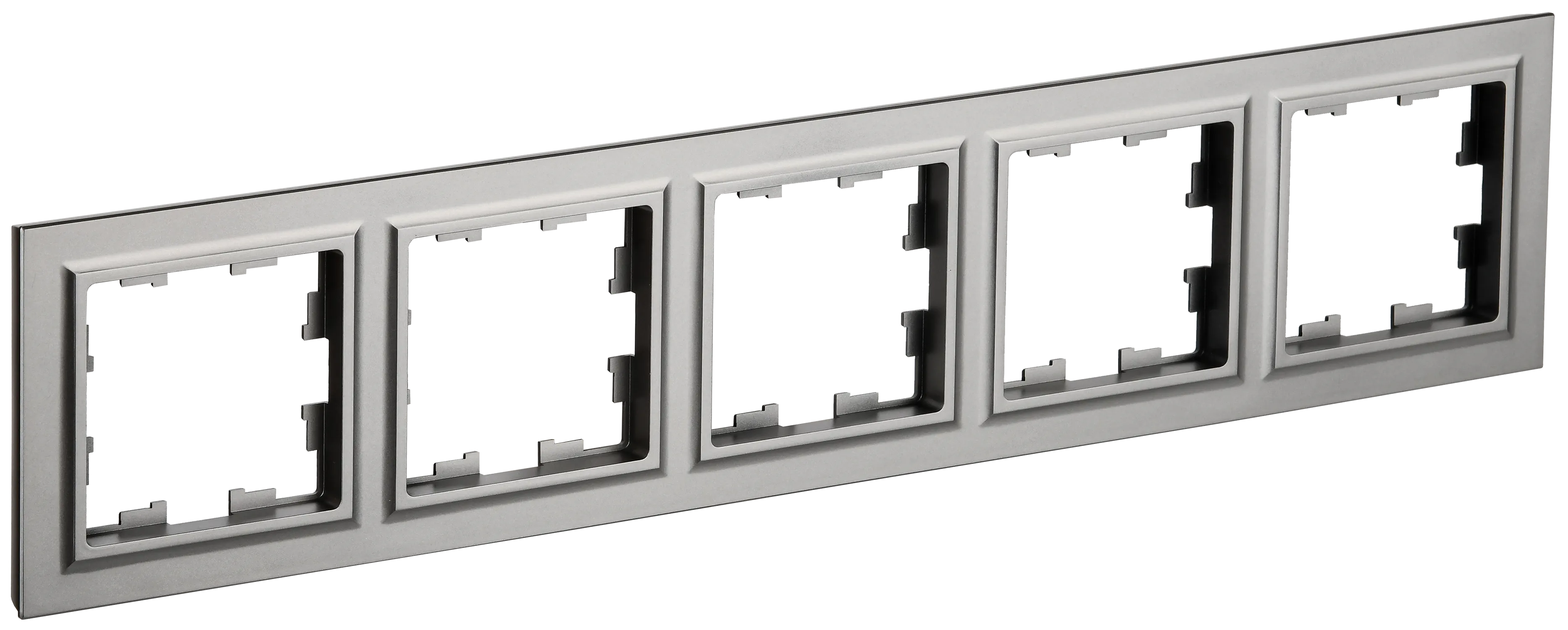 BRITE Рамка 5-местная РУ-5-БрС сталь IEK