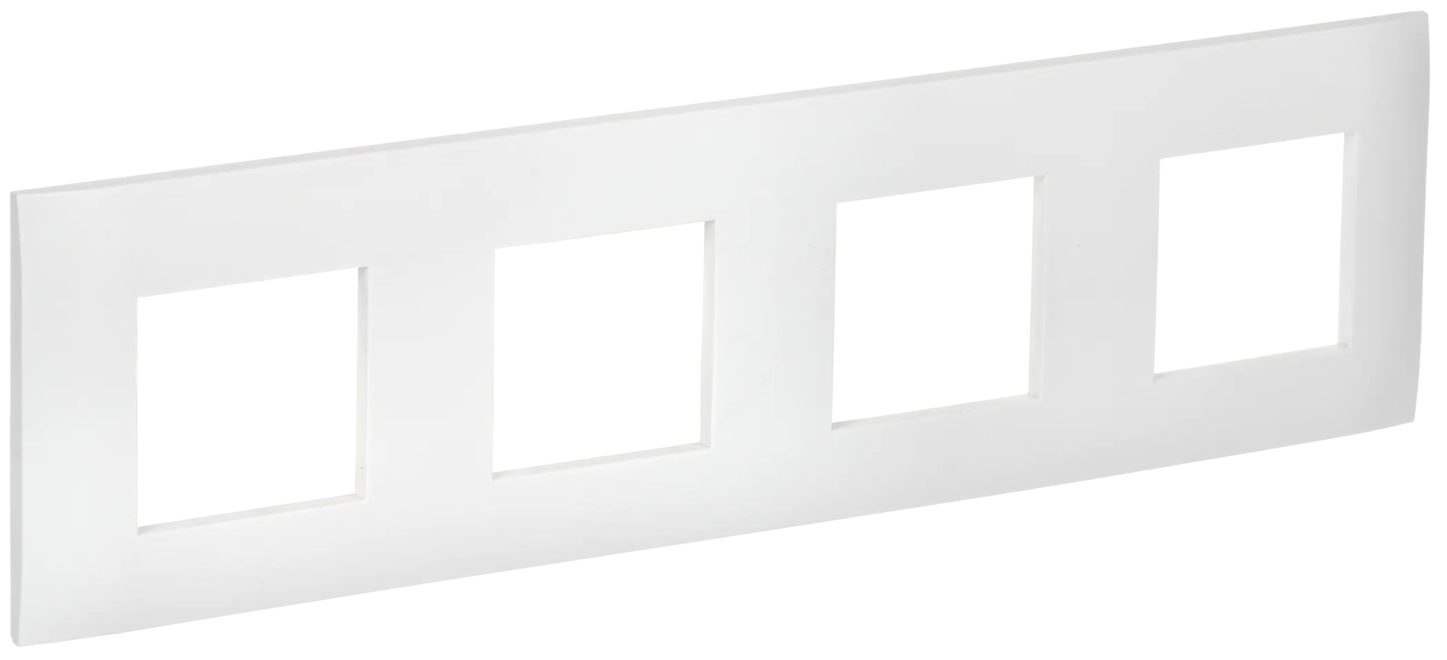 SKANDY Рамка 4-местная SK-F04W арктический белый IEK SK-M42-K01