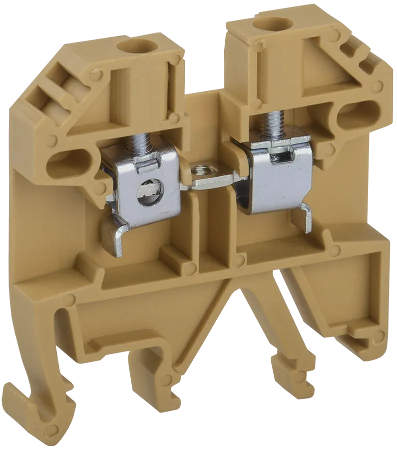 Клемма винтовая КВИ-2,5мм2 желтая IEK