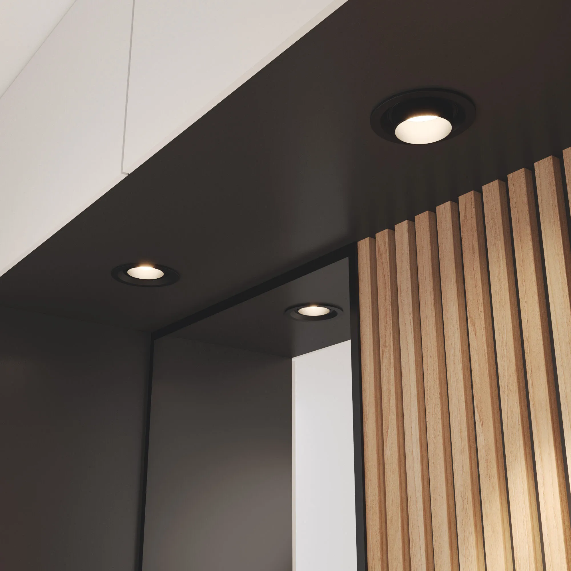 Светильник светодиодный встраиваемый с регулировкой угла освещения 9919 LED 10W 4200K черный Elektro - Фото 2