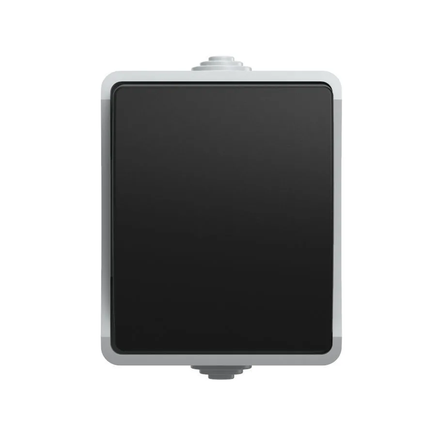 FORS Выключатель 1-клавишный проходной для открытой установки 10А IP54 ВС20-1-0-ФСр серый IEK - Фото 3