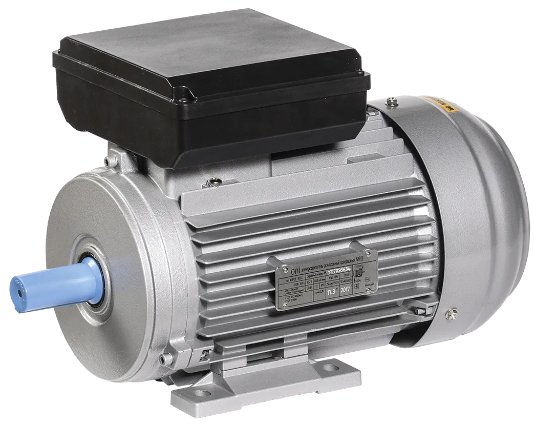 Электродвигатель однофазный АИР2Е 80B4 220В 1,1кВт 1500об/мин 1081 ONI ONP080-B4-001-1-1510