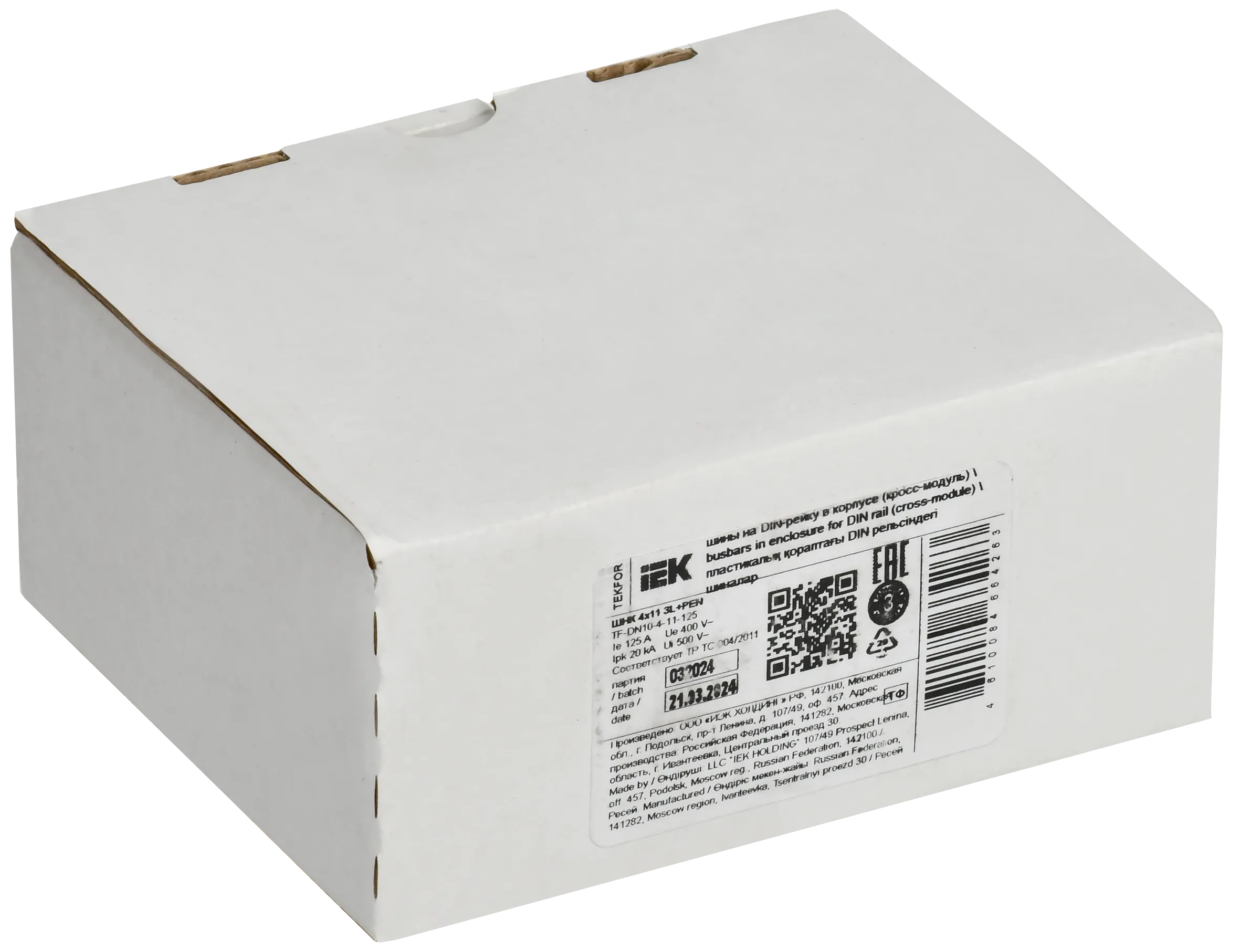 TEKFOR Шины на DIN-рейку (кросс-модуль) ШНК 4х11 3L+PEN IEK - Фото 2