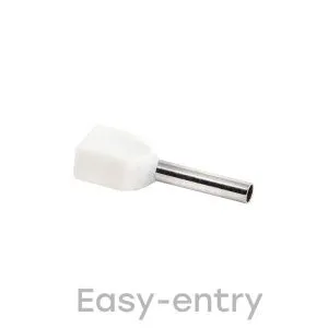 Наконечник штыревой втулочный НШвИ(2) 0,5-8 (50шт.) EKF nhvi2-0.5-8