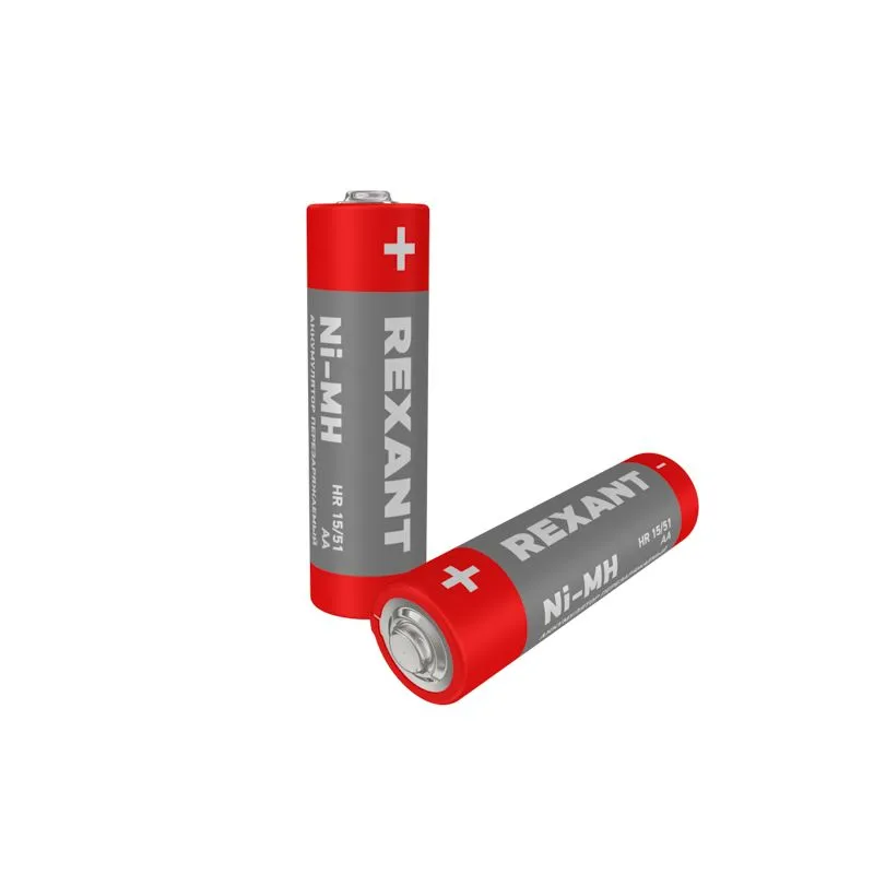 Аккумулятор Ni-MH AA/HR6, 1,2В, 2300мАч, 2 шт, блистер REXANT - Фото 2