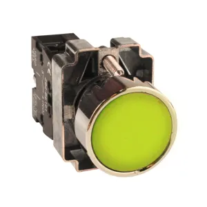 Кнопка BA51 желтая NO EKF xb2-ba51