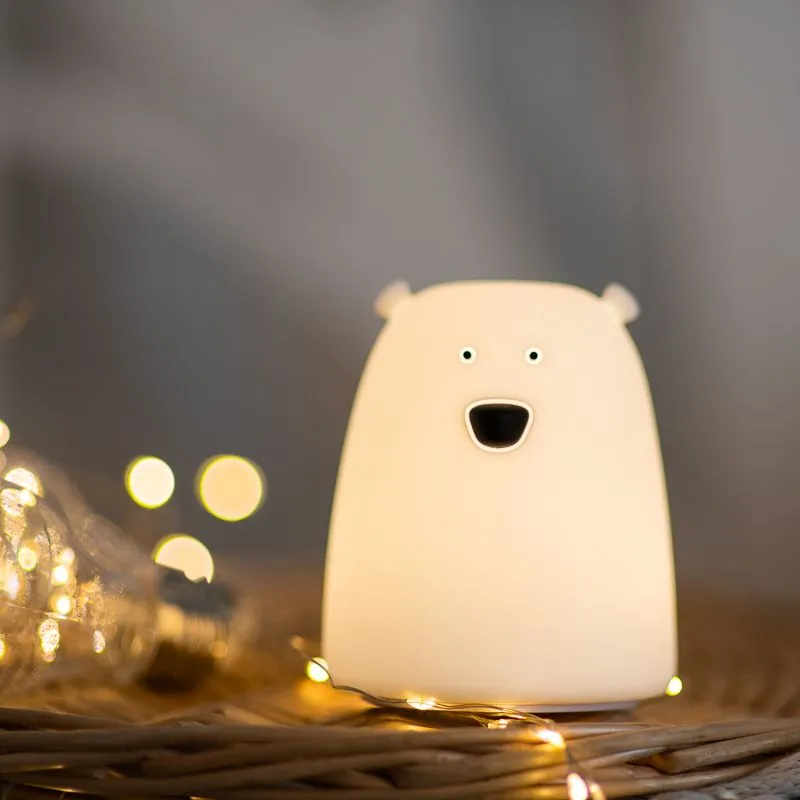 Силиконовый ночник Медвежонок - Фото 3