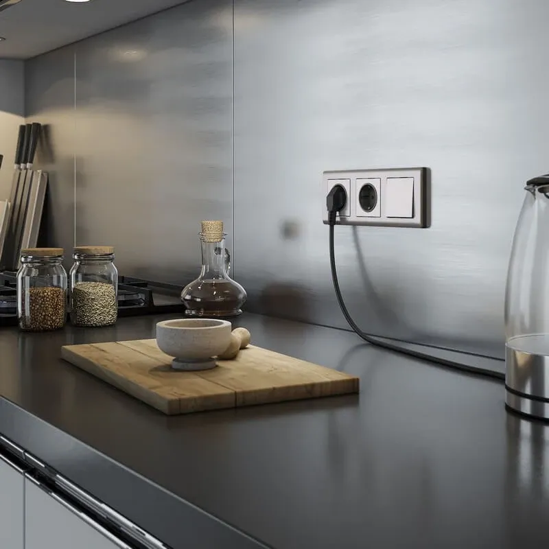 Выключатель одноклавишный (глянцевый никель) Werkel - Фото 4