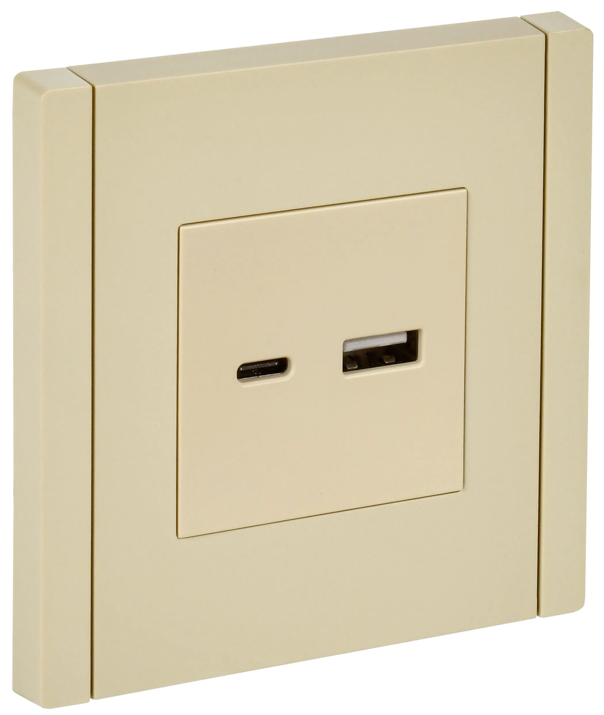 FORTE&PIANO Розетка USB A+C 18Вт FP451 ваниль IEK для дома