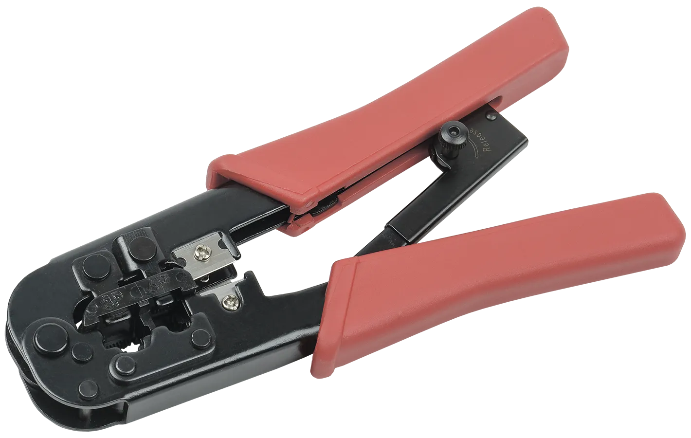 ITK Инструмент обжимной для RJ-45/12/11 с храповым механизмом