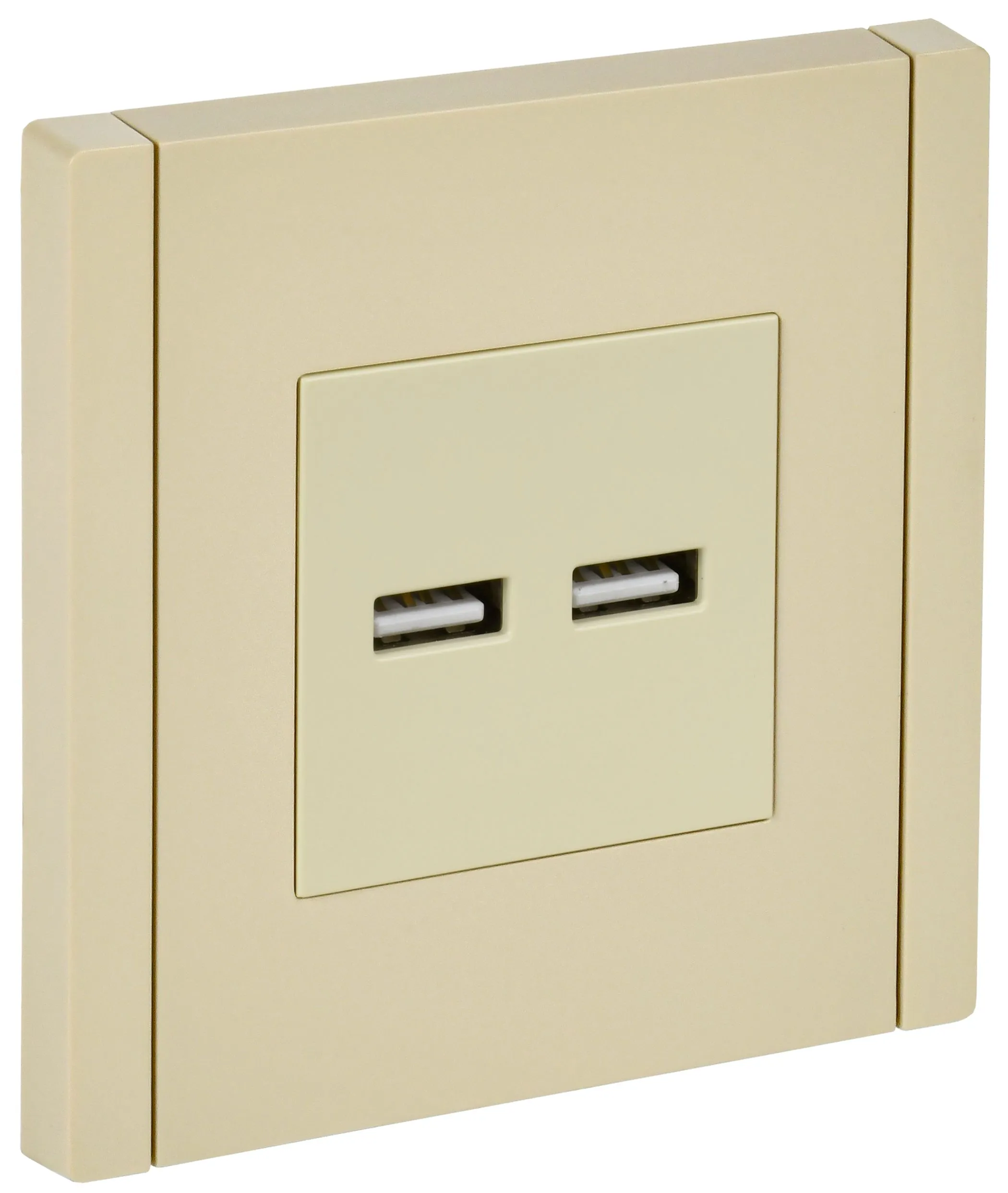 FORTE&PIANO Розетка USB A+A 3,1А FP449 ваниль IEK для дома