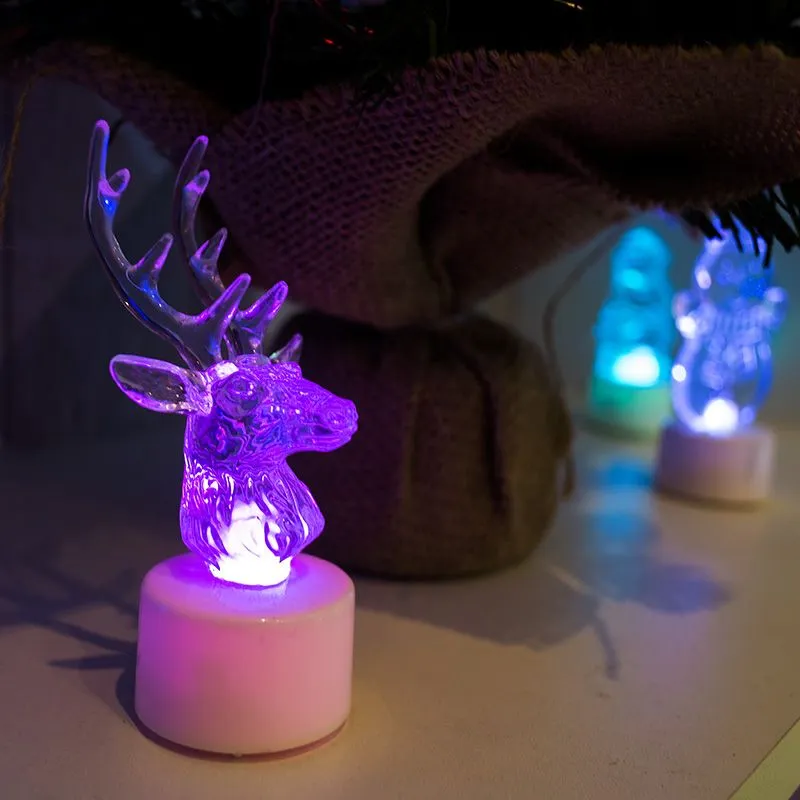 Фигура светодиодная на подставке "Олень", RGB - Фото 3