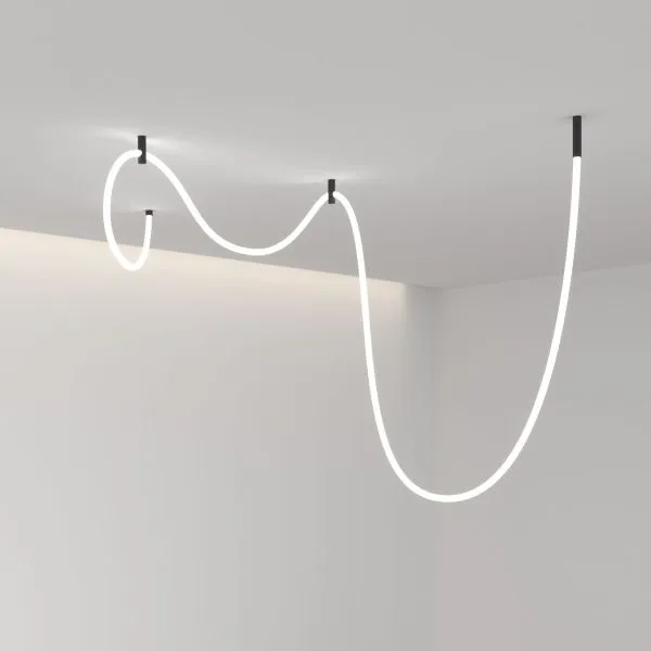 Гибкий неон 336Led 12W IP20 4200K Full light круглый дневной белый, 5 м (24V 12W 336Led 2835 IP20) 2