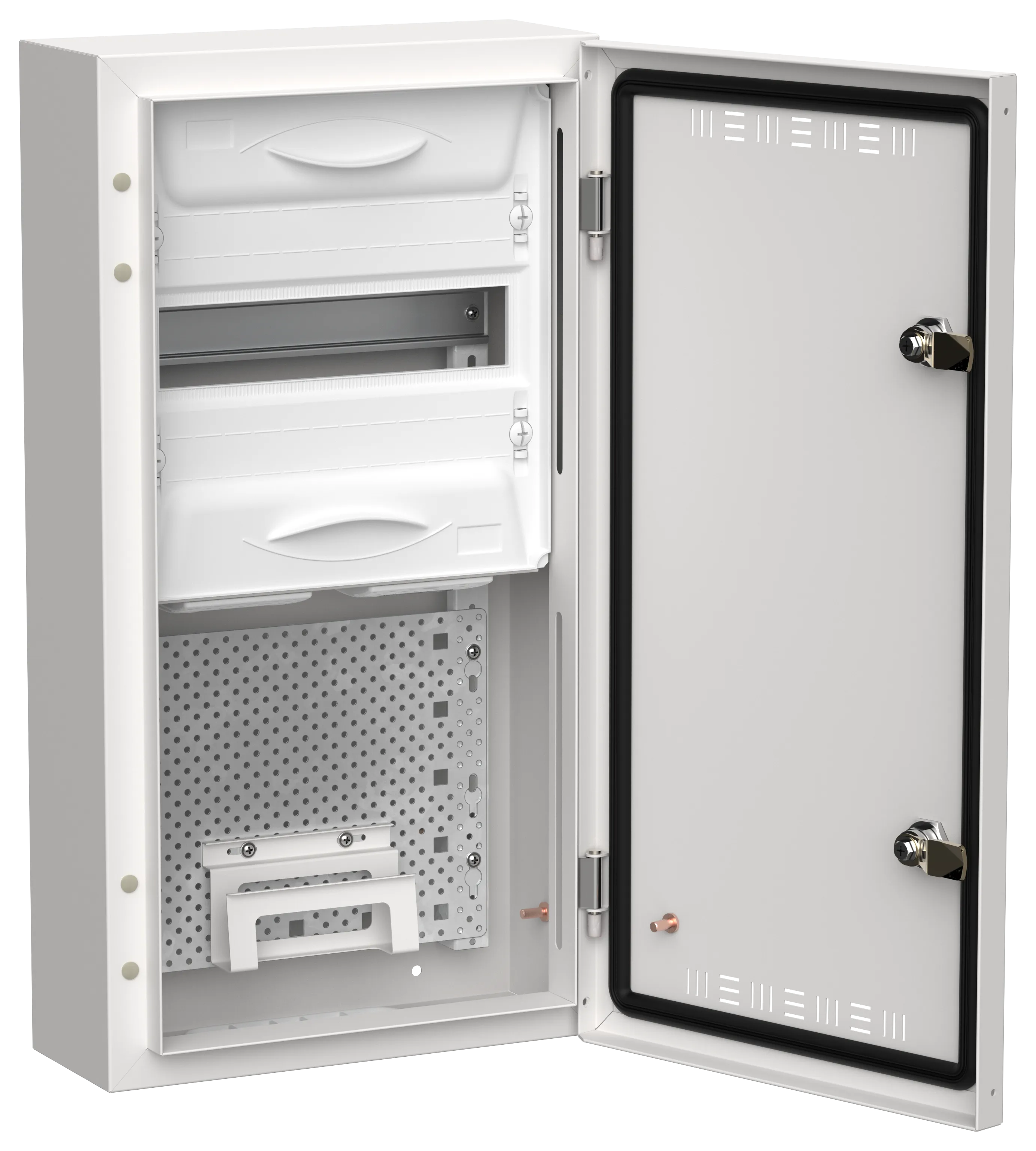 TITAN 5 Корпус комбинированный ЩРн-12 (1х36) 585х310х140мм IP30 белый IEK