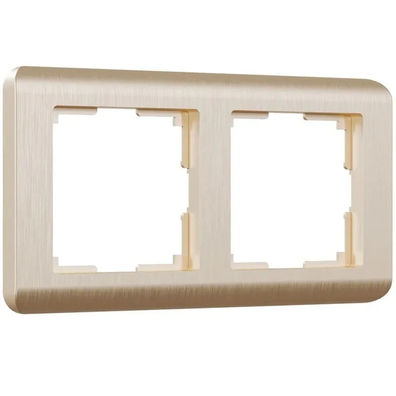 Рамка на 2 поста Stream (шампань) Werkel