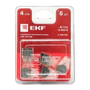Клемма СМК 773-104 блистер (5шт.) EKF 