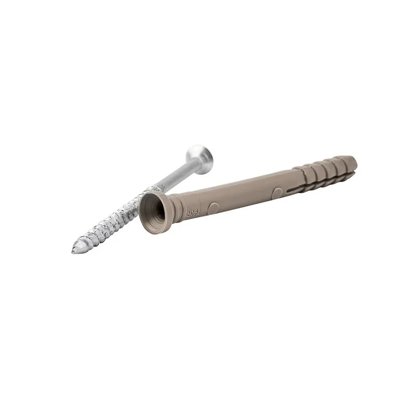 Дюбель-гвоздь потайной бортик, полипропилен  6х60 пакет (100 шт/уп) KRANZ - Фото 3