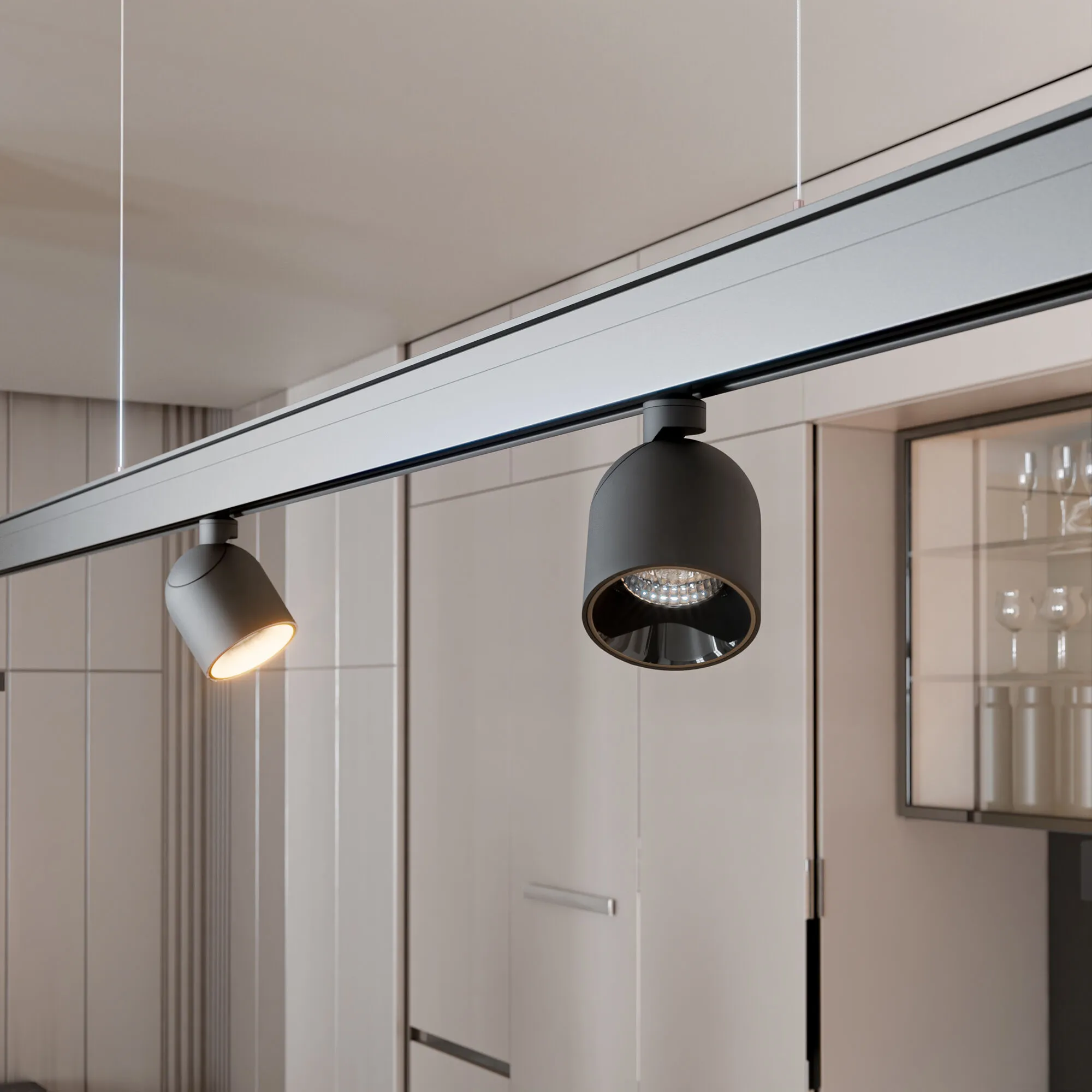 Slim Magnetic Трековый светильник 12W 4000K Umi (чёрный) Elektrostandard - Фото 3