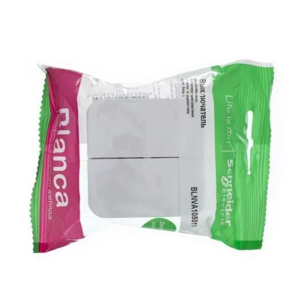 Выключатель 2-кл. ОП Blanca 10А IP20 (сх. 5) 250В с изолир. пластиной бел. SE BLNVA105011 - Фото 2