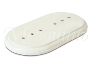 Подложка двухместная "Элегант", цвет- белый, ТМ "МЕЗОНИНЪ" GE70712-01 GE70712-01