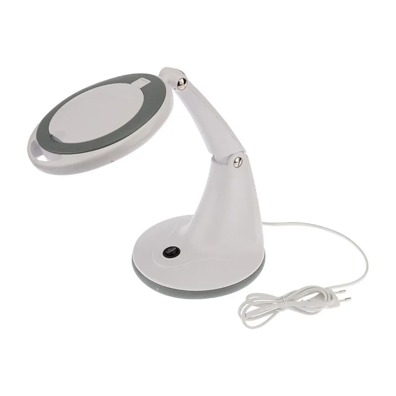 Лупа настольная 3D с подсветкой 30 SMD LED, ø100мм, белая REXANT - Фото 3