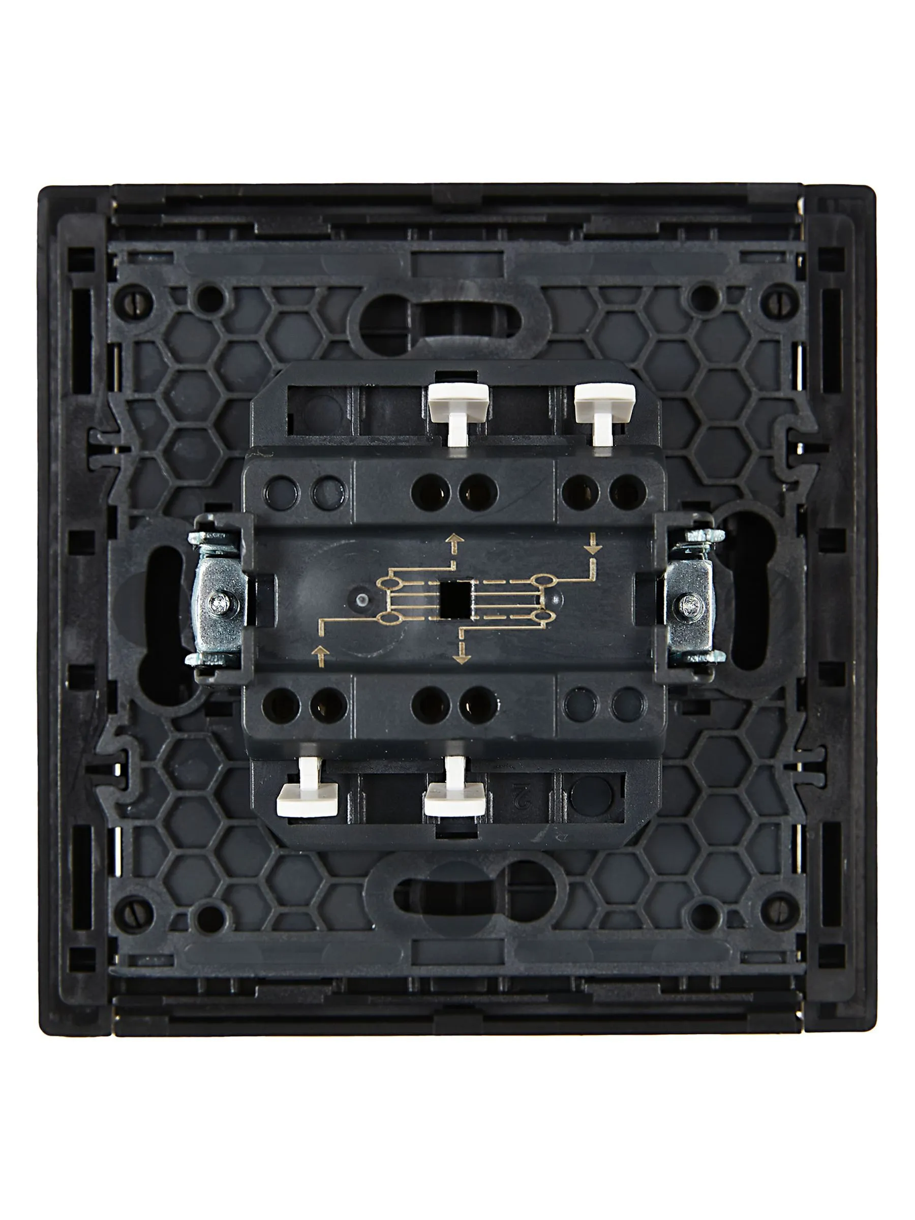 FORTE&PIANO Выключатель 1-клавишный перекрестный 10А FP112 черный IEK - Фото 6