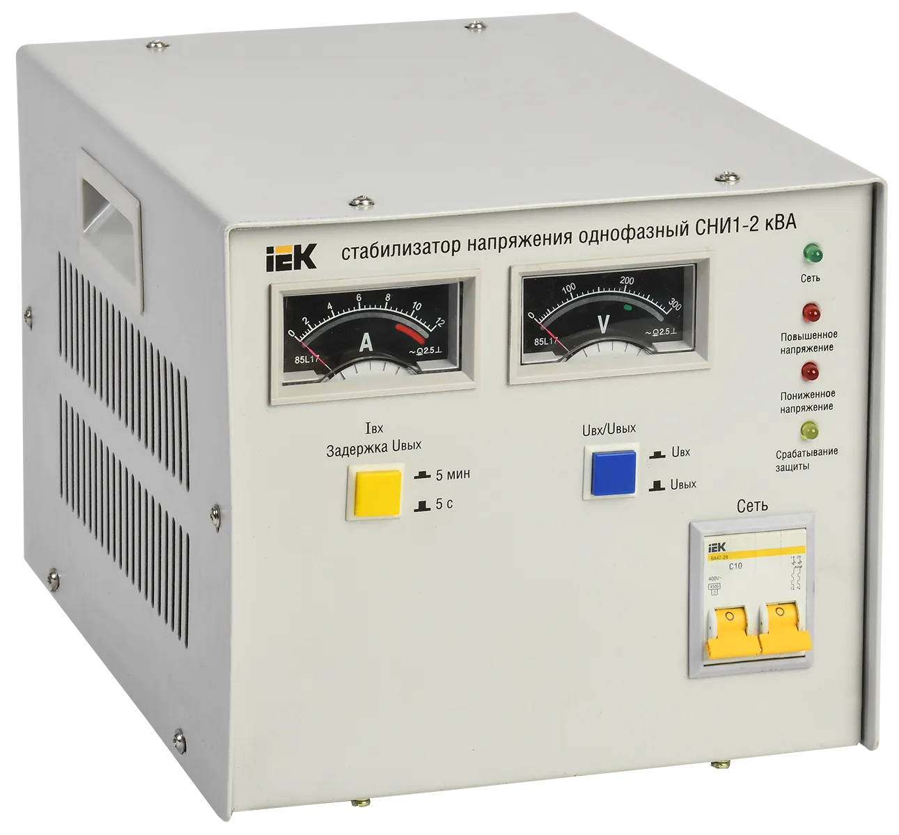 Стабилизатор напряжения однофазный СНИ1-2 кВА IEK
