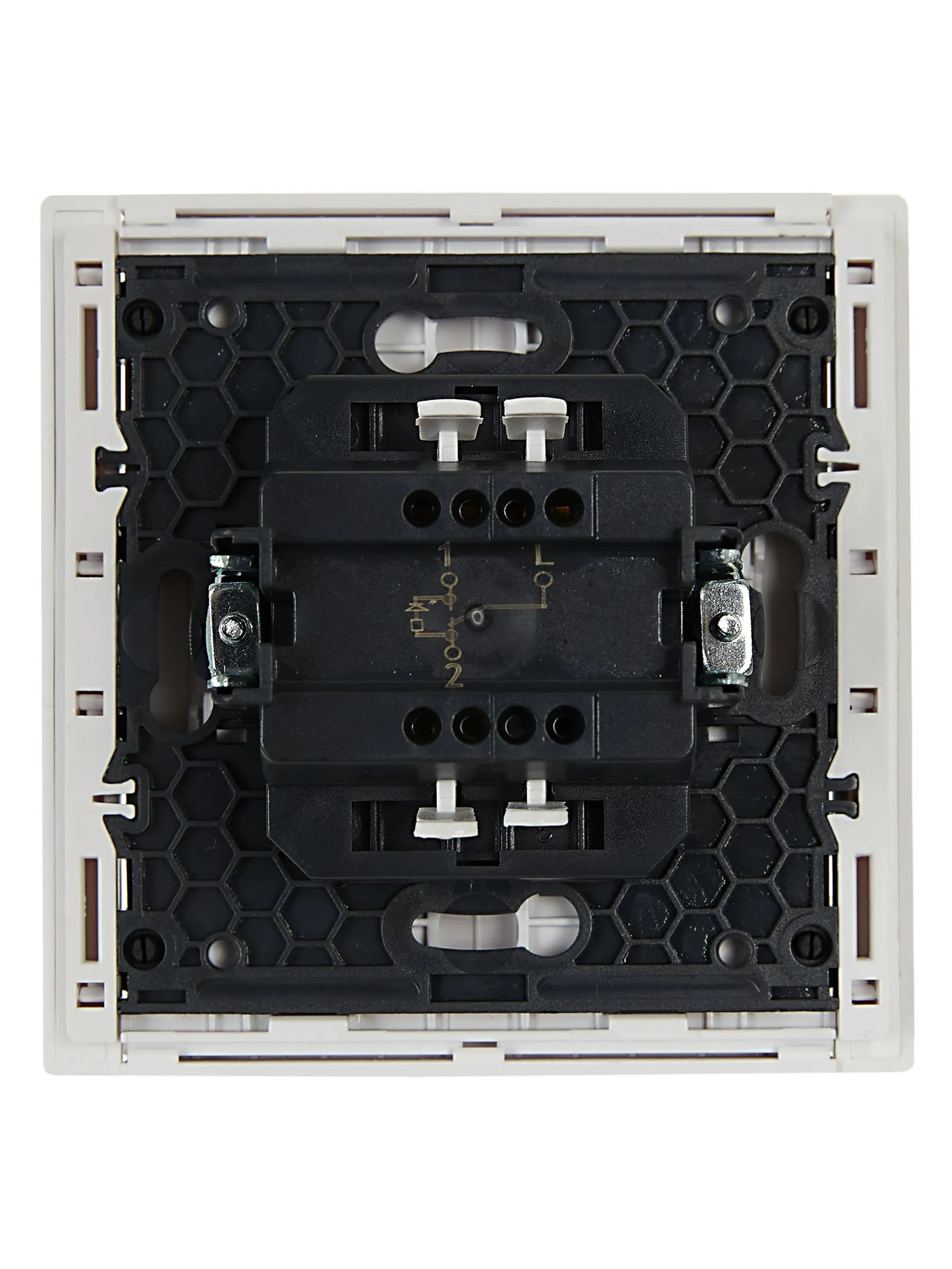 FORTE&PIANO Выключатель 1-клавишный проходной с индикацией 10А FP204 белый IEK - Фото 4