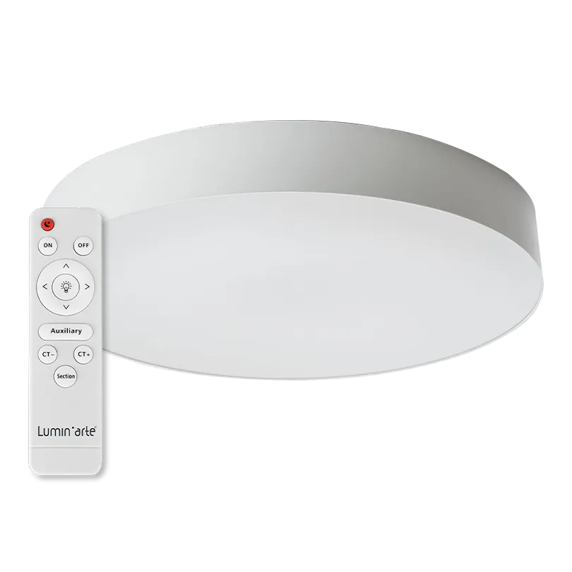 Светодиодный светильник LUMIN'ARTE CLL57 MACARON 60W 3000-6500K CCT, 380x65мм, IP20 с ПДУ белый матовый