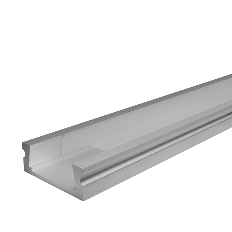 Профиль алюминиевый накладной WOLTA WAP-S-24/6/2000-A серый, 6х23.8х2000 мм готовый комплект WAP-S-24/6/2000-A