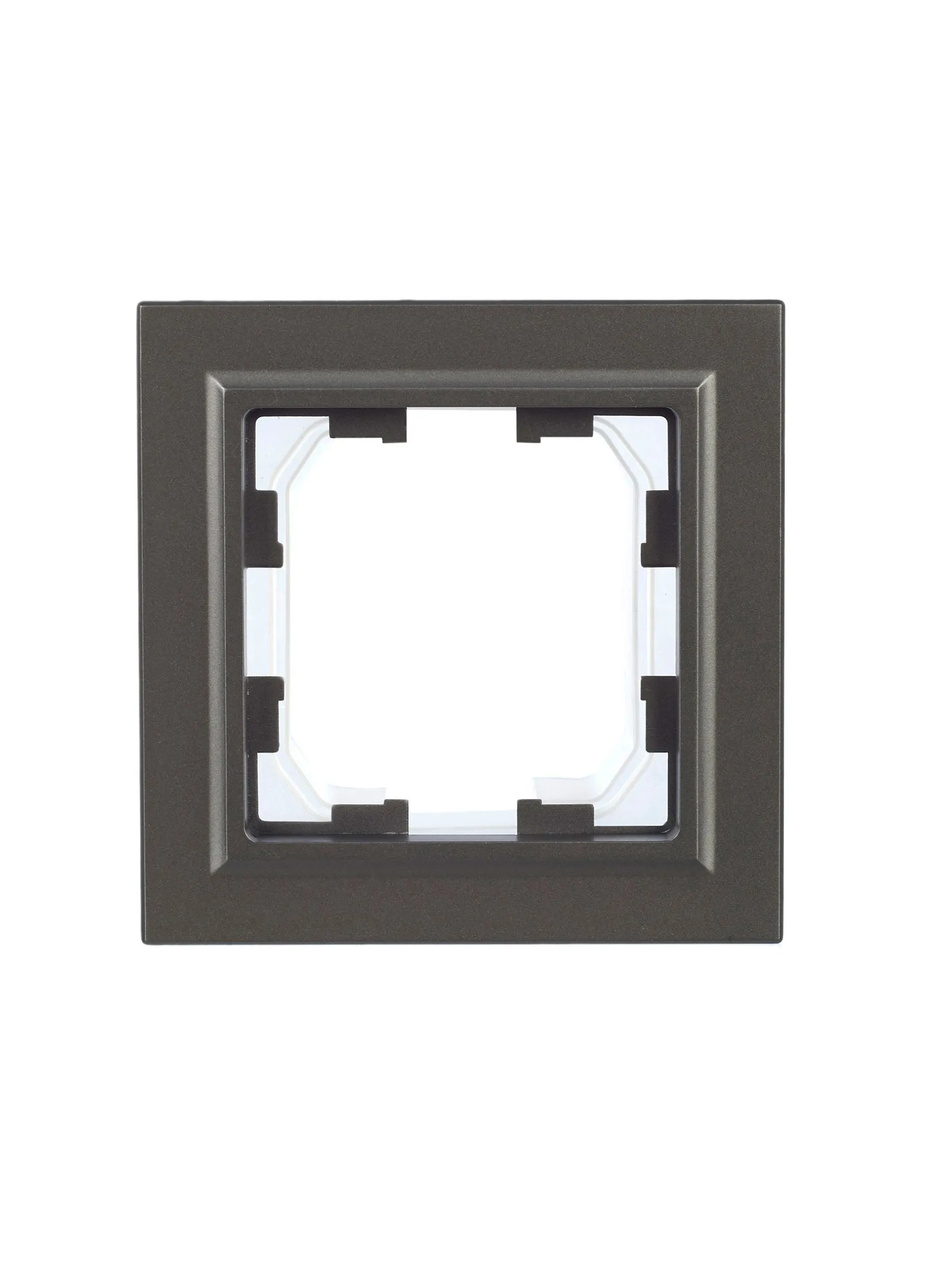 BRITE Рамка 1-местная IP44 РУ-1-БрС-44 сталь IEK - Фото 2