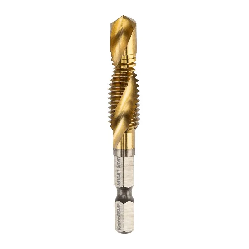 Сверло-метчик М10, Р6М5 ТИТАН KRANZ KR-91-0698