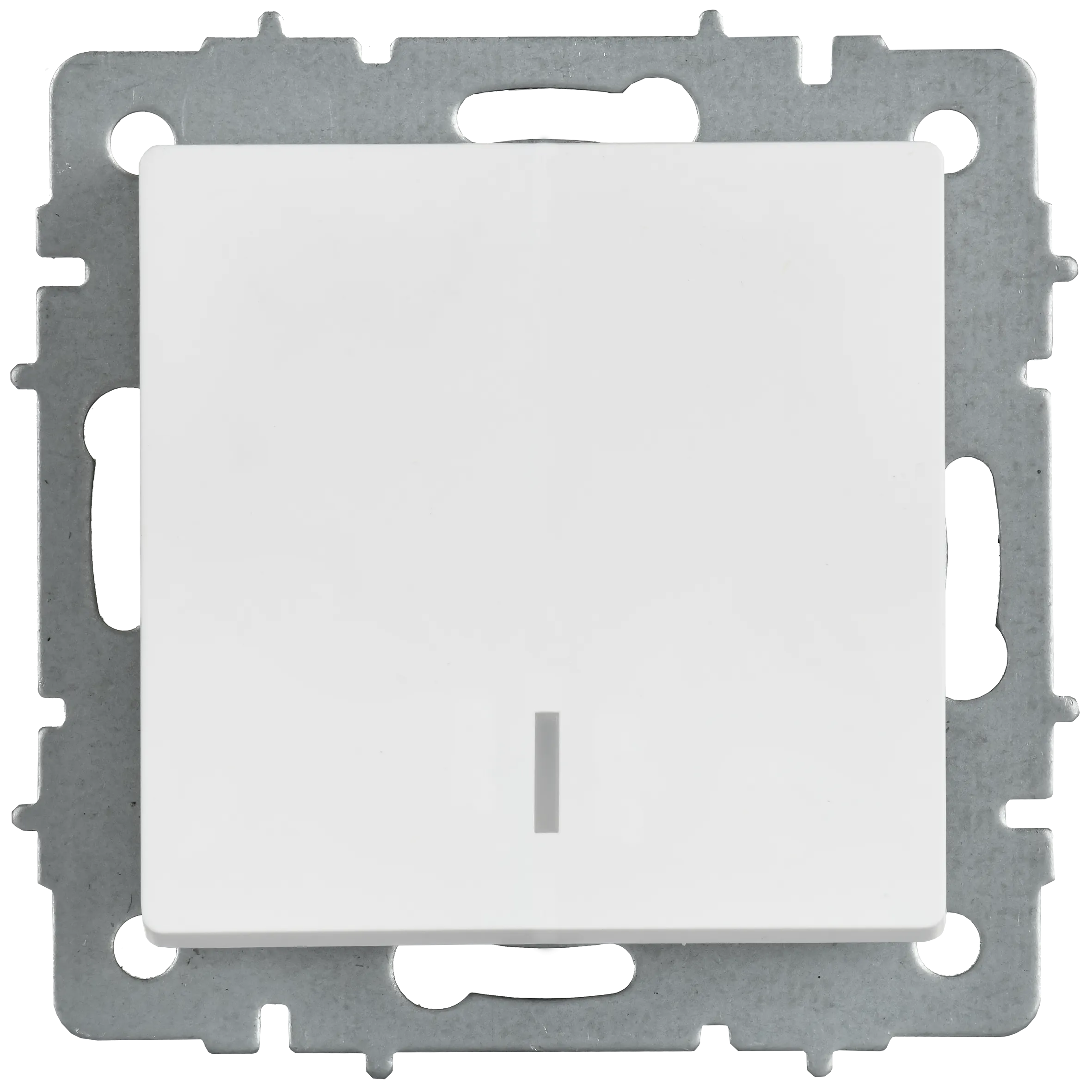 BRITE Выключатель 1-клавишный проходной с индикацией 10А ВС10-1-7-БрАБ арктический белый IEK - Фото 5