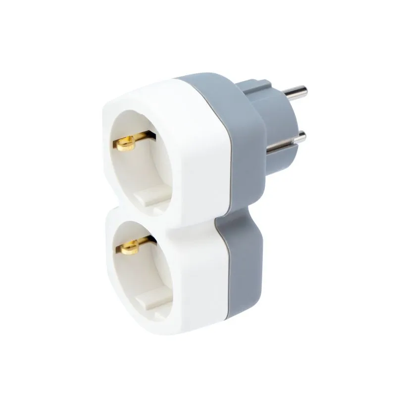 Двойник электрический 16А с/з и защитными шторками, белый REXANT - Фото 3