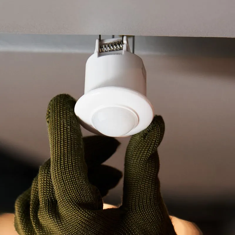 Датчик движения точечный ДДТ 02, 360°, 800 Вт, 3-2000 Лк, 6 м, 10-900 сек. REXANT - Фото 2