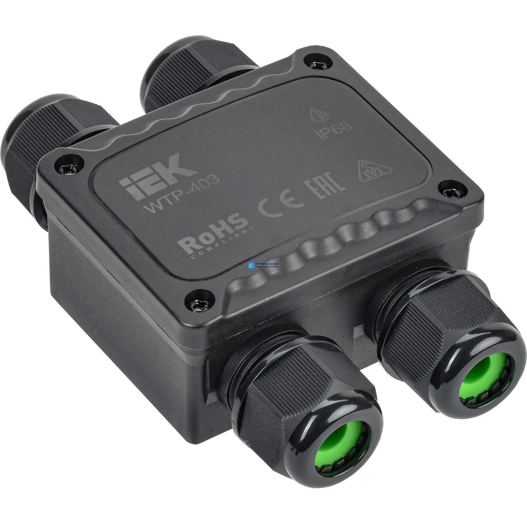 Коробка распределительная герметичная WTP-403 4 ввода IP68 IEK UWB10-H-450-41-04-68