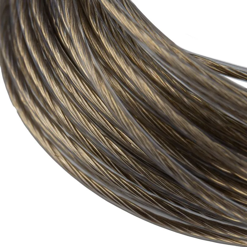 Трос стальной в ПВХ оплетке d=2,0мм, прозрачный (моток 20м) REXANT - Фото 4