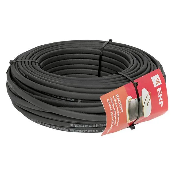 Кабель нагревательный саморегулирующийся DSE-40P (40 Вт/м) 50 м - Фото 3