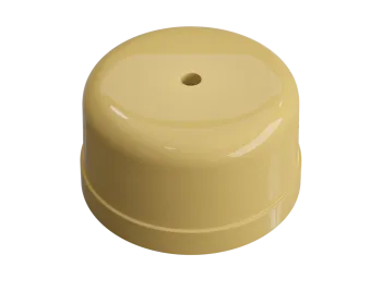 Коробка распределительная пластиковая D80мм, высота 43мм, IP20, цвет -белый, УСАДЬБА, ТМ "МезонинЪ" 