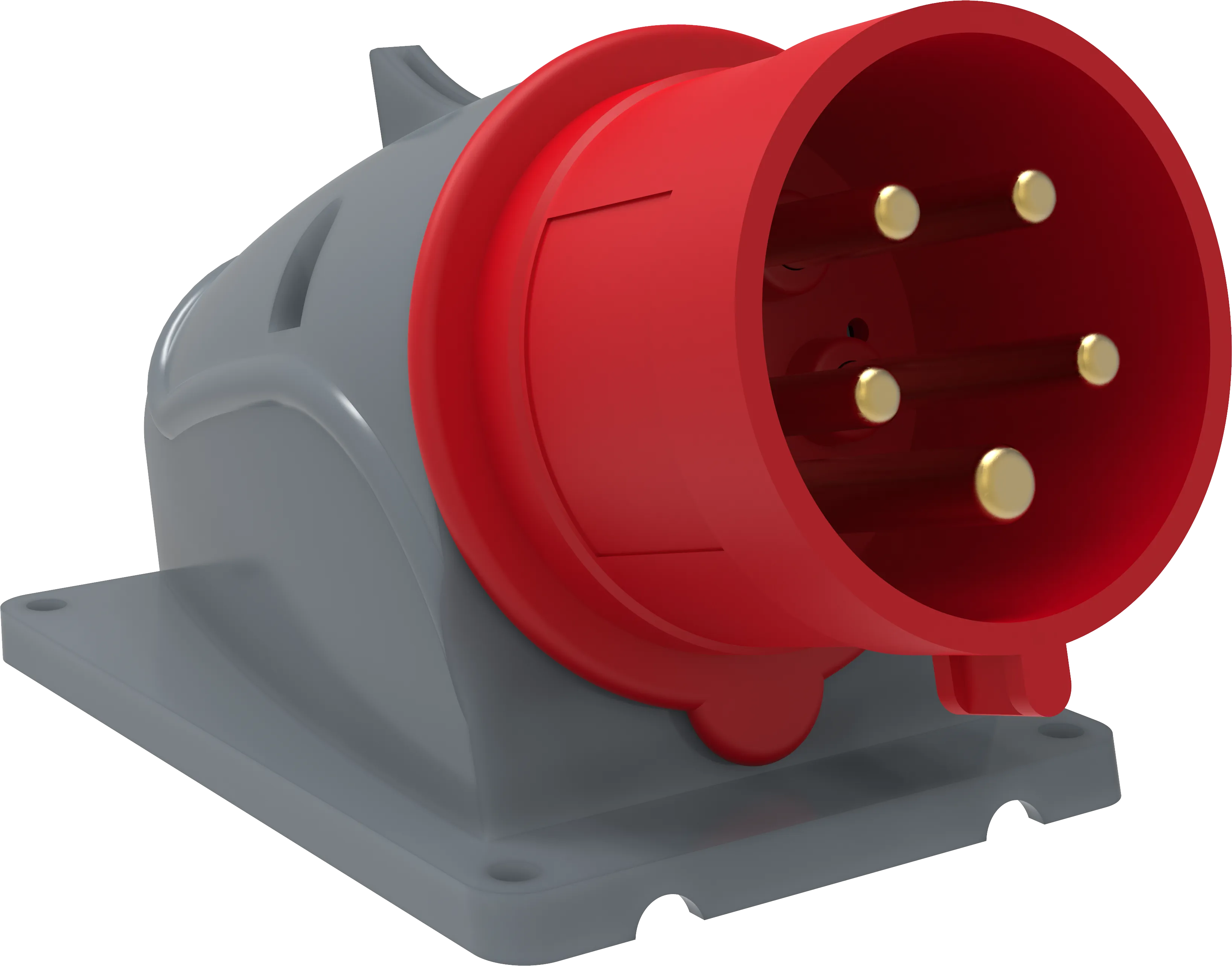 MAGNUM Вилка стационарная ССИ-525 32А-6ч/200/346-240/415В 3P+PE+N IP44 IEK