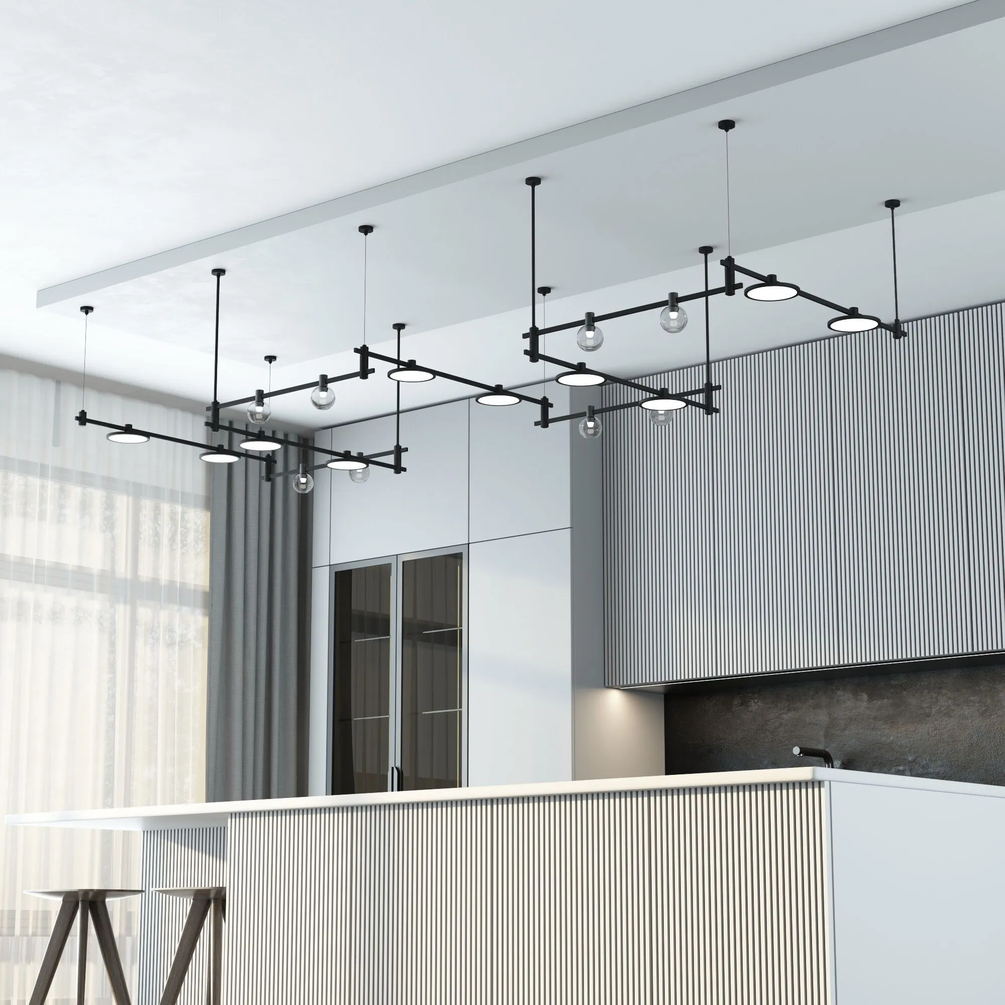 Esthetic Magnetic Подвесной комплект с вводом питания (тросовый) 85154/00 - Фото 12