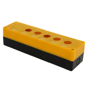 КП105 пластиковый 5 кнопок желтый EKF cpb-105-o