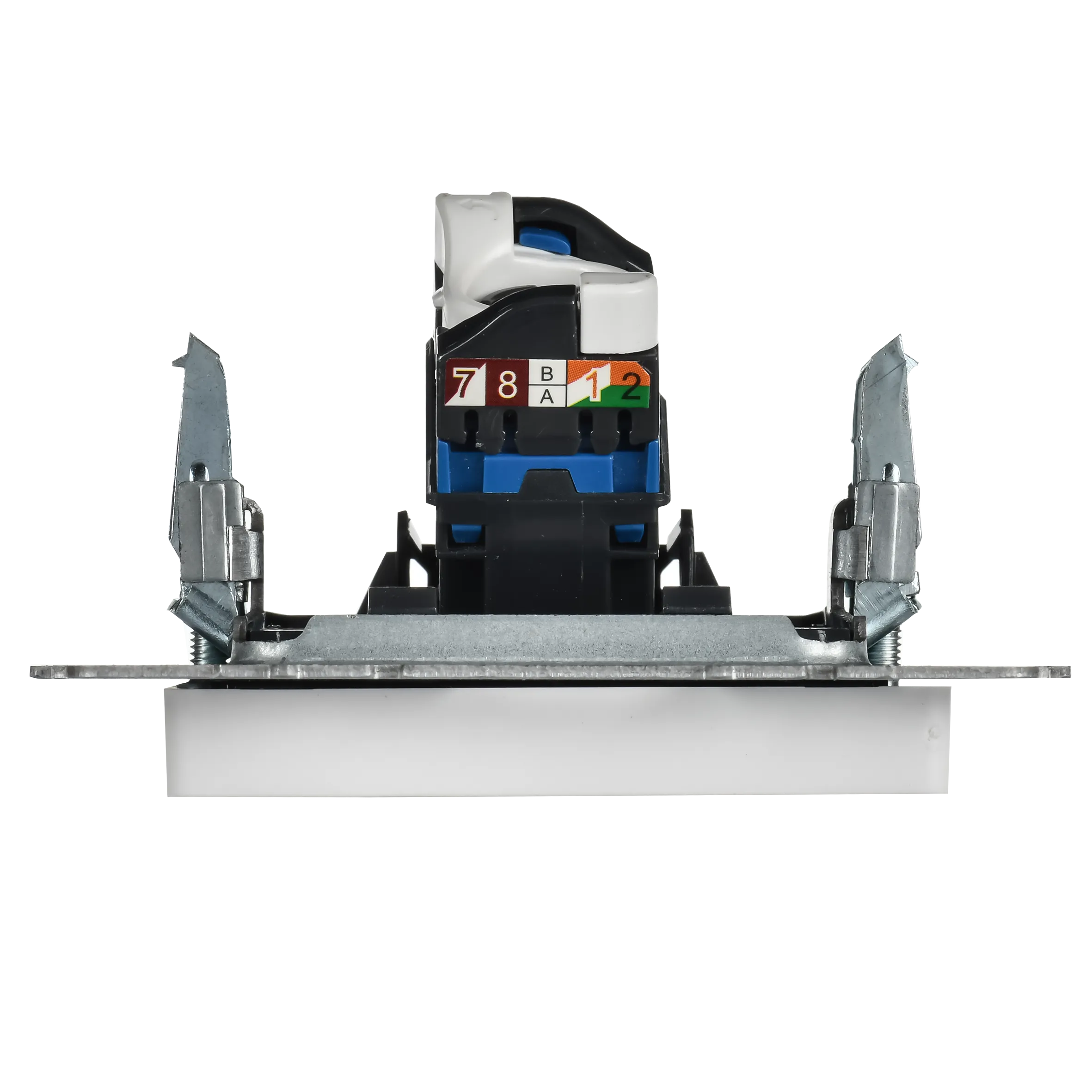 BRITE Розетка компьютерная RJ45 кат.5E РК10-БрАБ арктический белый IEK - Фото 6