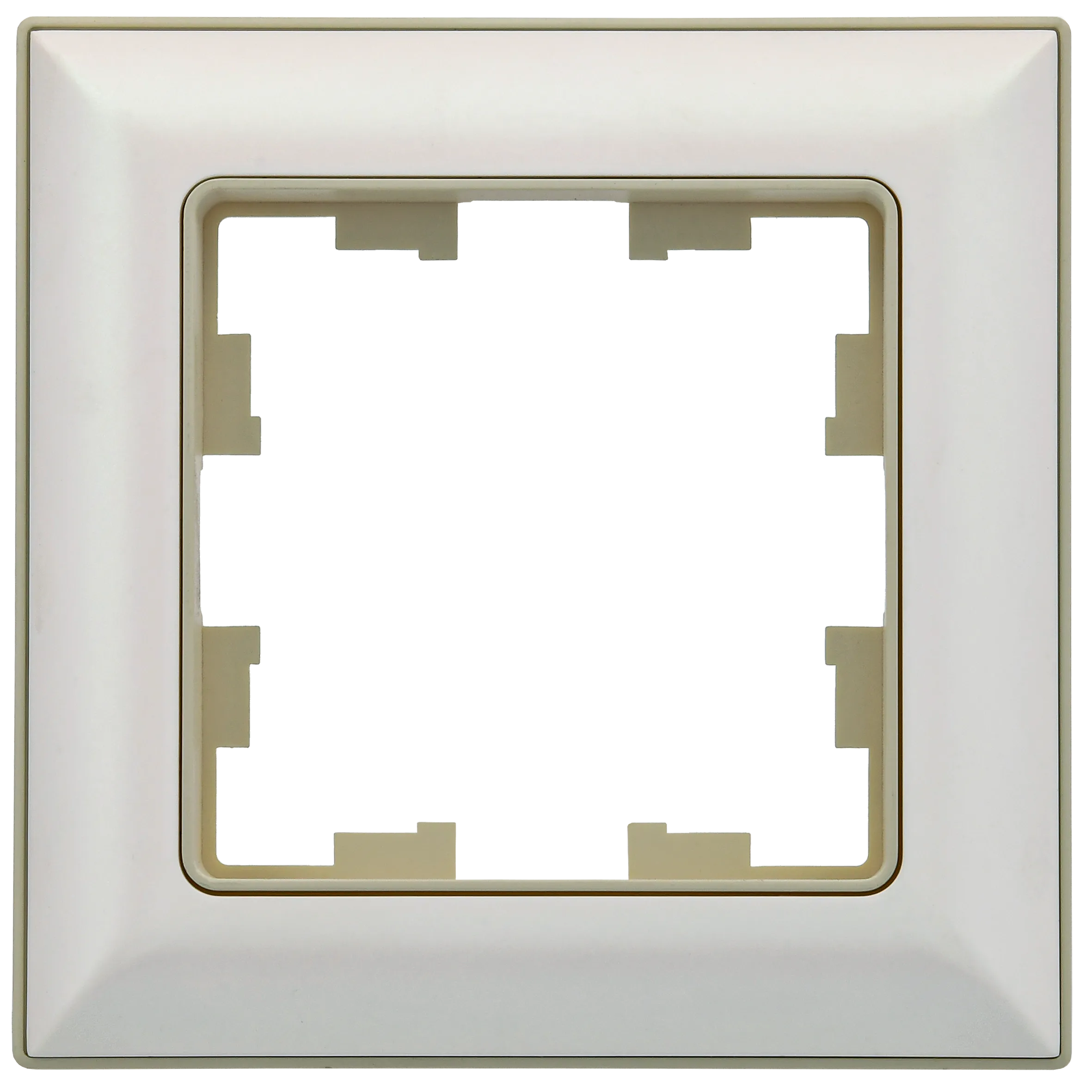 BRITE Рамка 1-местная РУ-1-Бр бежевый/жемчужный IEK - Фото 3