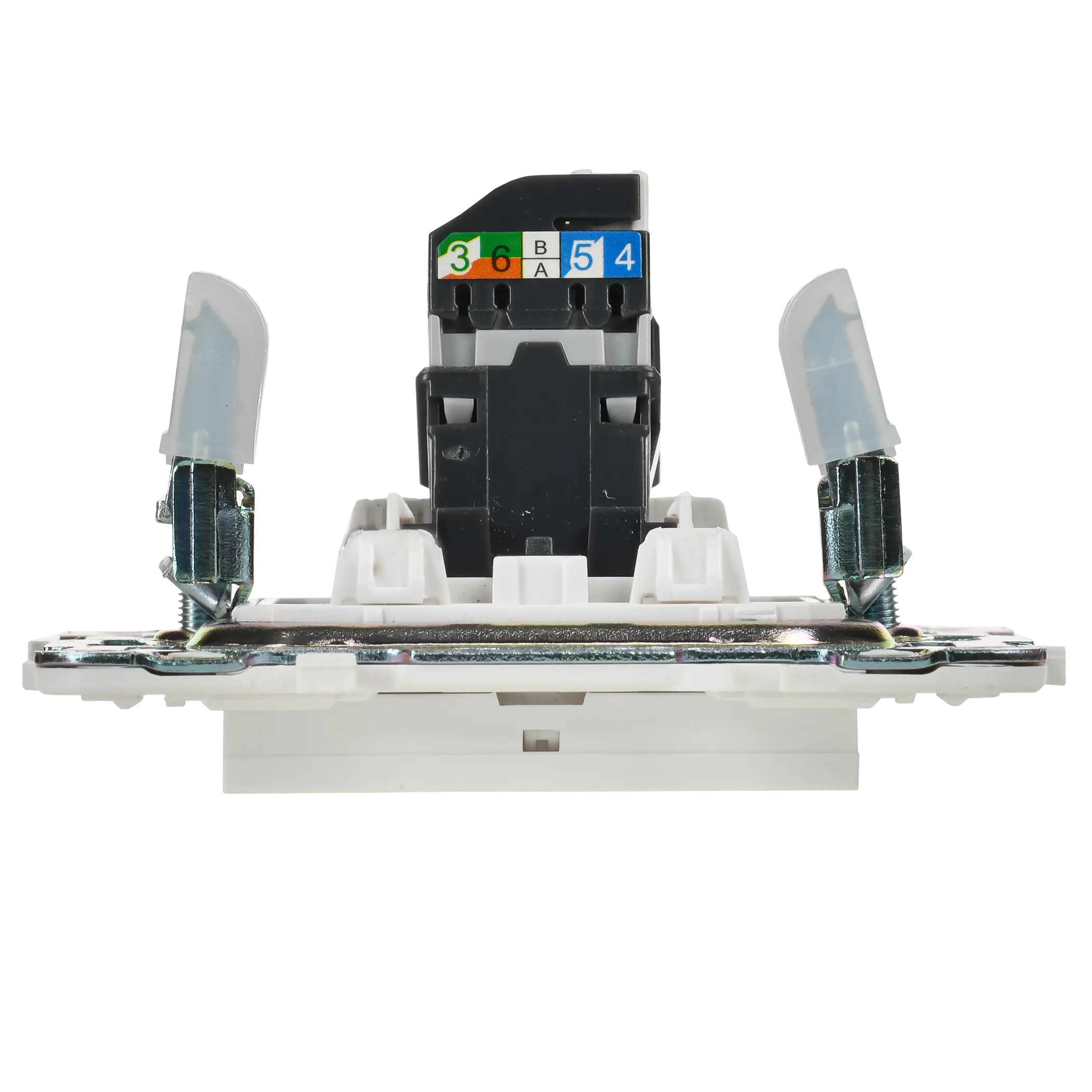 SKANDY Розетка компьютерная RJ45 кат.5E SK-K01W арктический белый IEK - Фото 4