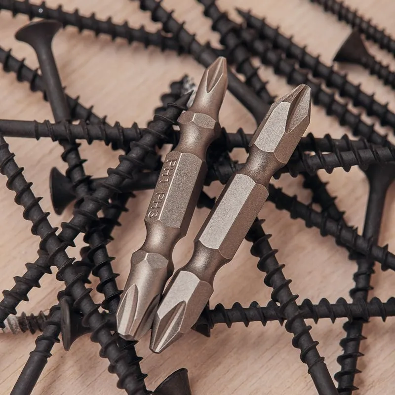 Мини-набор бит двусторонних PH2xPH2, PH1xPH3-50 мм (2 биты на блистере) Kranz - Фото 2