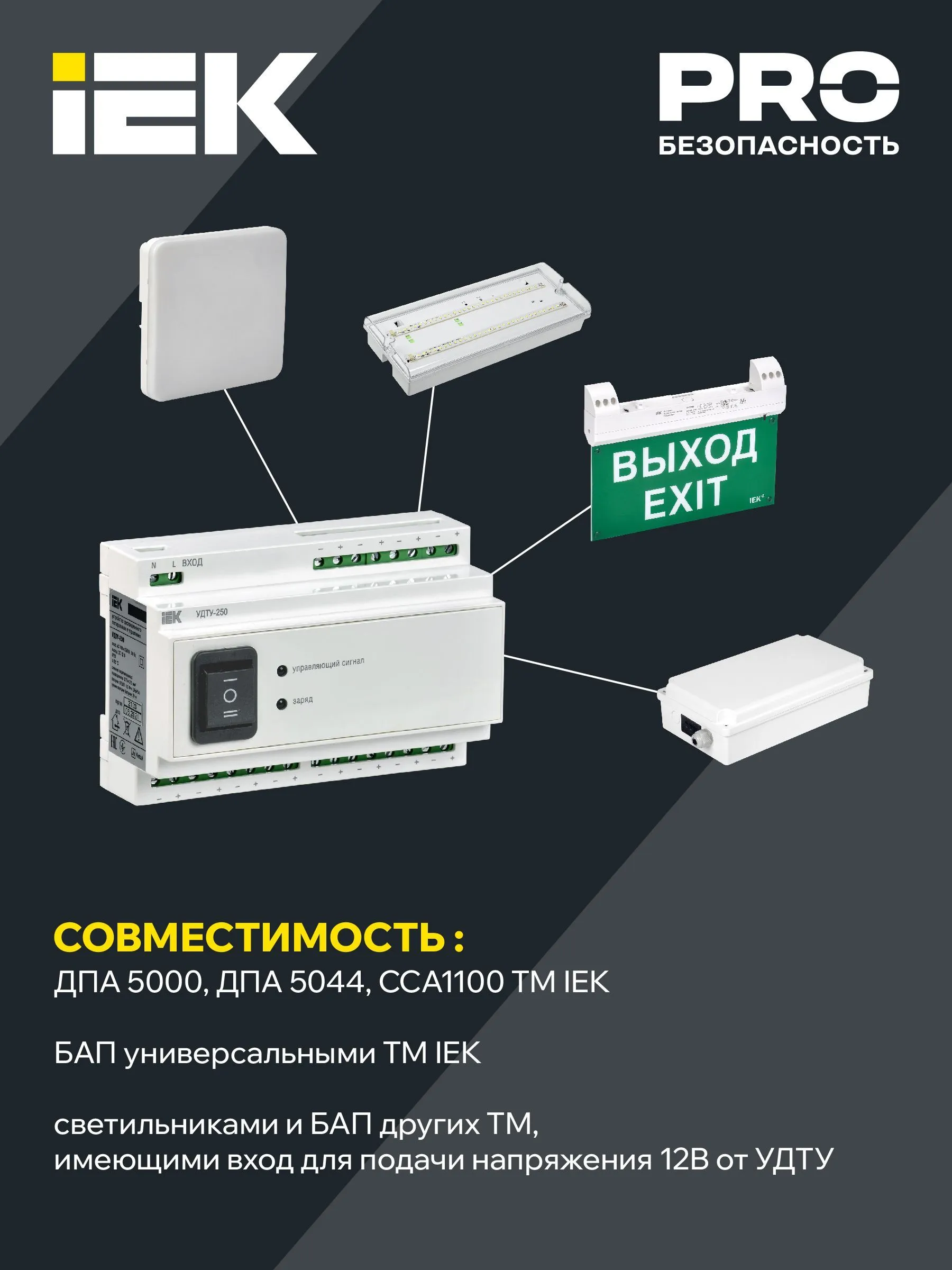 Устройство дистанционного тестирования и управления УДТУ-250 IEK - Фото 3